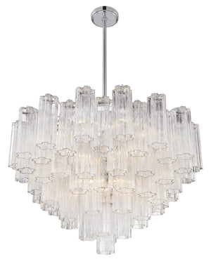 Crystorama - ADD-316-CH-CL - 16 Light Chandelier - Addis - Polished Chrome