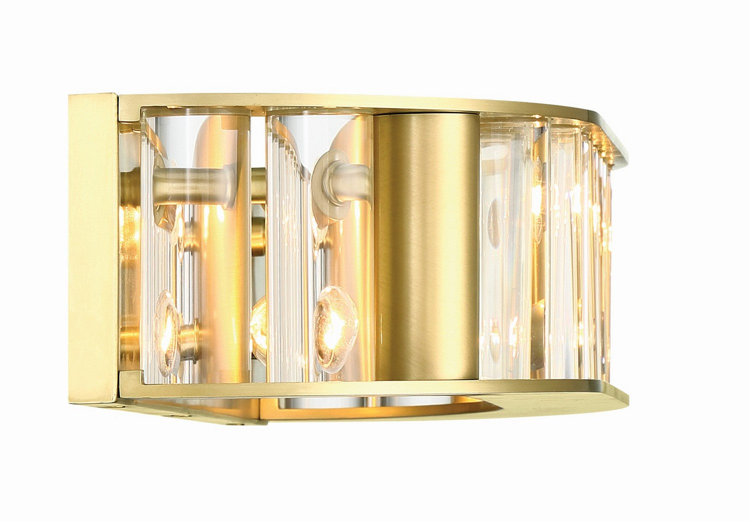 Crystorama - FAR-6005-AG - Four Light Bath - Farris - Aged Brass