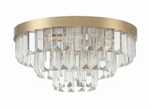 Crystorama - HAY-1403-AG - Eight Light Flush Mount - Hayes - Aged Brass