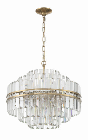 Crystorama - HAY-1405-AG - 12 Light Chandelier - Hayes - Aged Brass