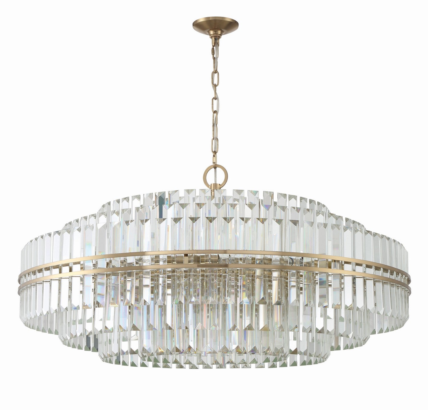 Crystorama - HAY-1409-AG - 32 Light Chandelier - Hayes - Aged Brass