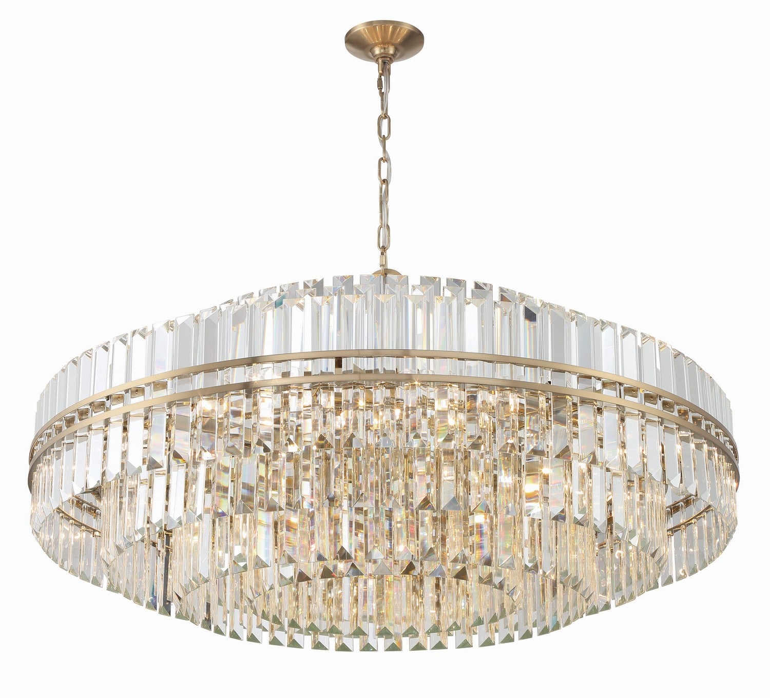 Crystorama - HAY-1409-AG - 32 Light Chandelier - Hayes - Aged Brass