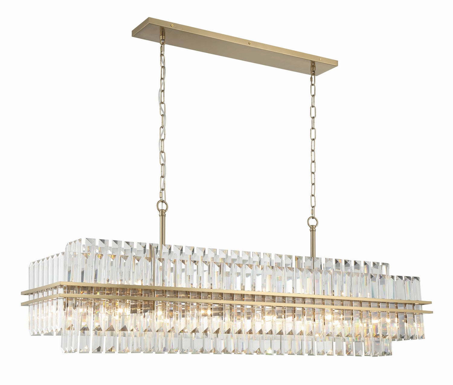 Crystorama - HAY-1417-AG - 16 Light Chandelier - Hayes - Aged Brass