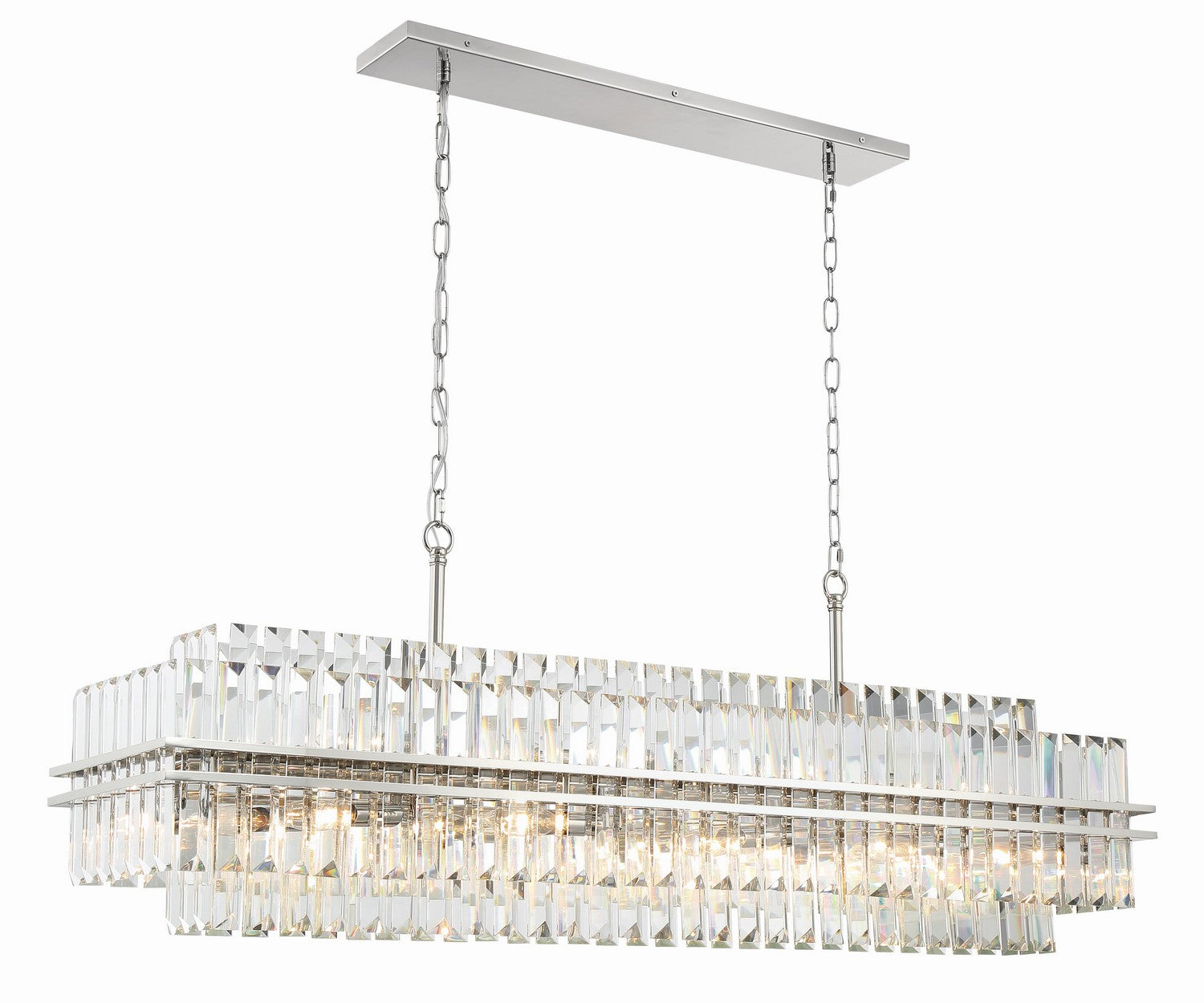 Crystorama - HAY-1417-PN - 16 Light Chandelier - Hayes - Polished Nickel