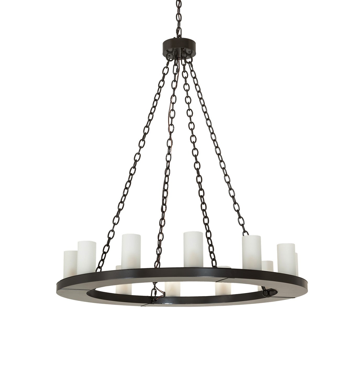 Meyda Tiffany - 259181 - 12 Light Chandelier - Loxley - Timeless Bronze