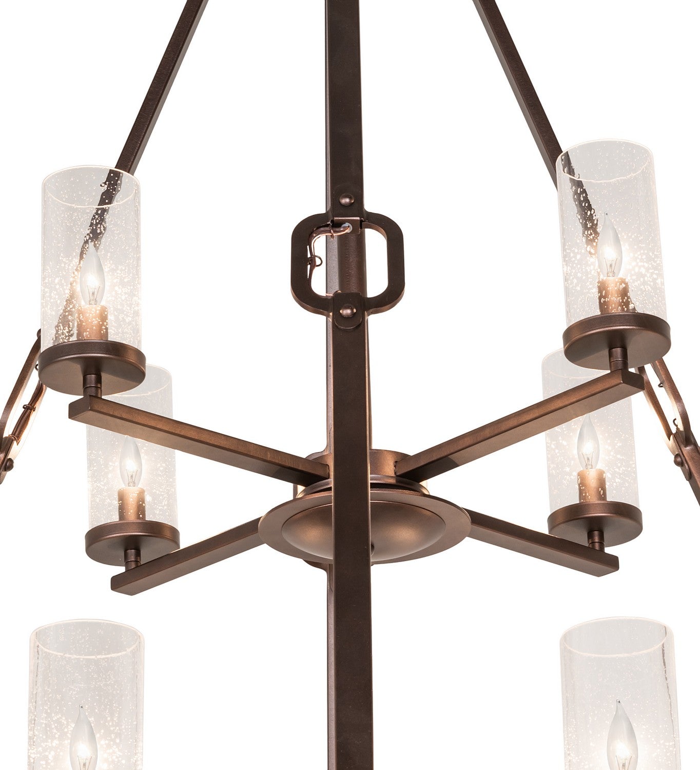 Meyda Tiffany - 260339 - 12 Light Chandelier - Loxley - Mahogany Bronze