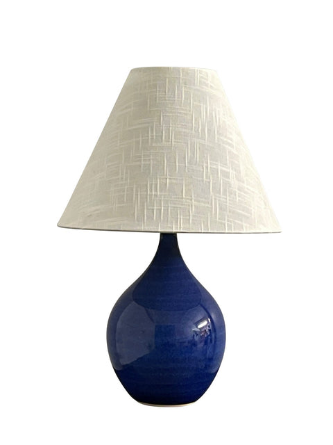 House of Troy - GS200-IMB - One Light Table Lamp - Scatchard - Imperial Blue