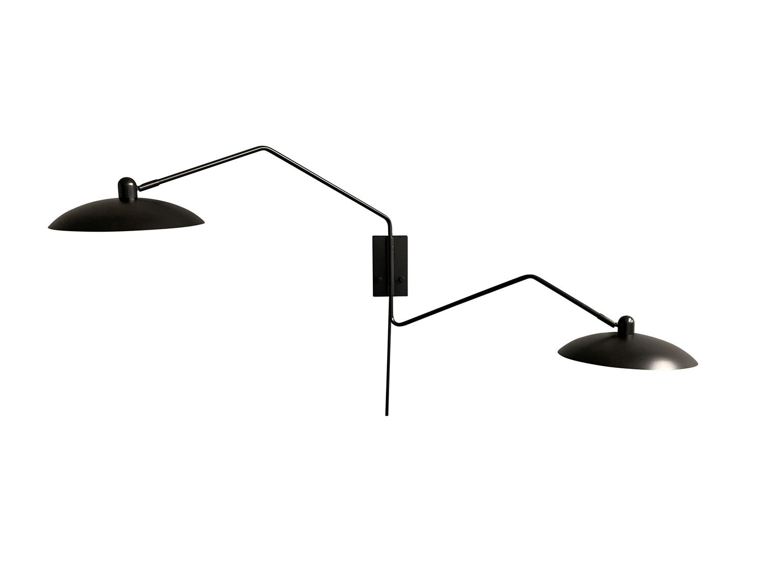 House of Troy - RL276-2-BLK - LED Wall Swing Lamp - Ridgeline - Black