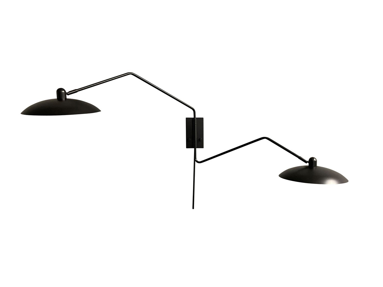 House of Troy - RL276-2-BLK - LED Wall Swing Lamp - Ridgeline - Black