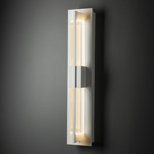 Hubbardton Forge - 306415-LED-02-ZM0331 - LED Outdoor Wall Sconce - Axis - Coastal White