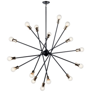 Kichler - 52537BK - 16 Light Chandelier - Armstrong - Black