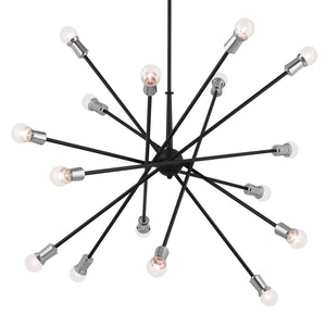 Kichler - 52537BK - 16 Light Chandelier - Armstrong - Black