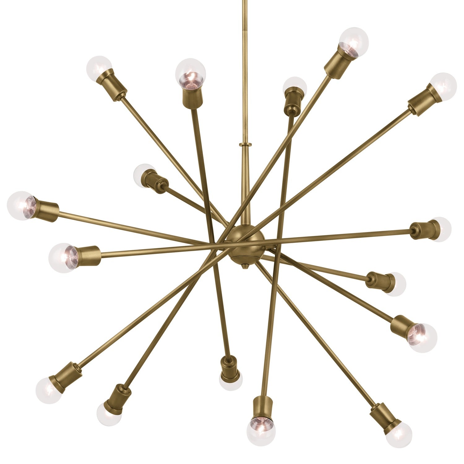 Kichler - 52537NBR - 16 Light Chandelier - Armstrong - Natural Brass