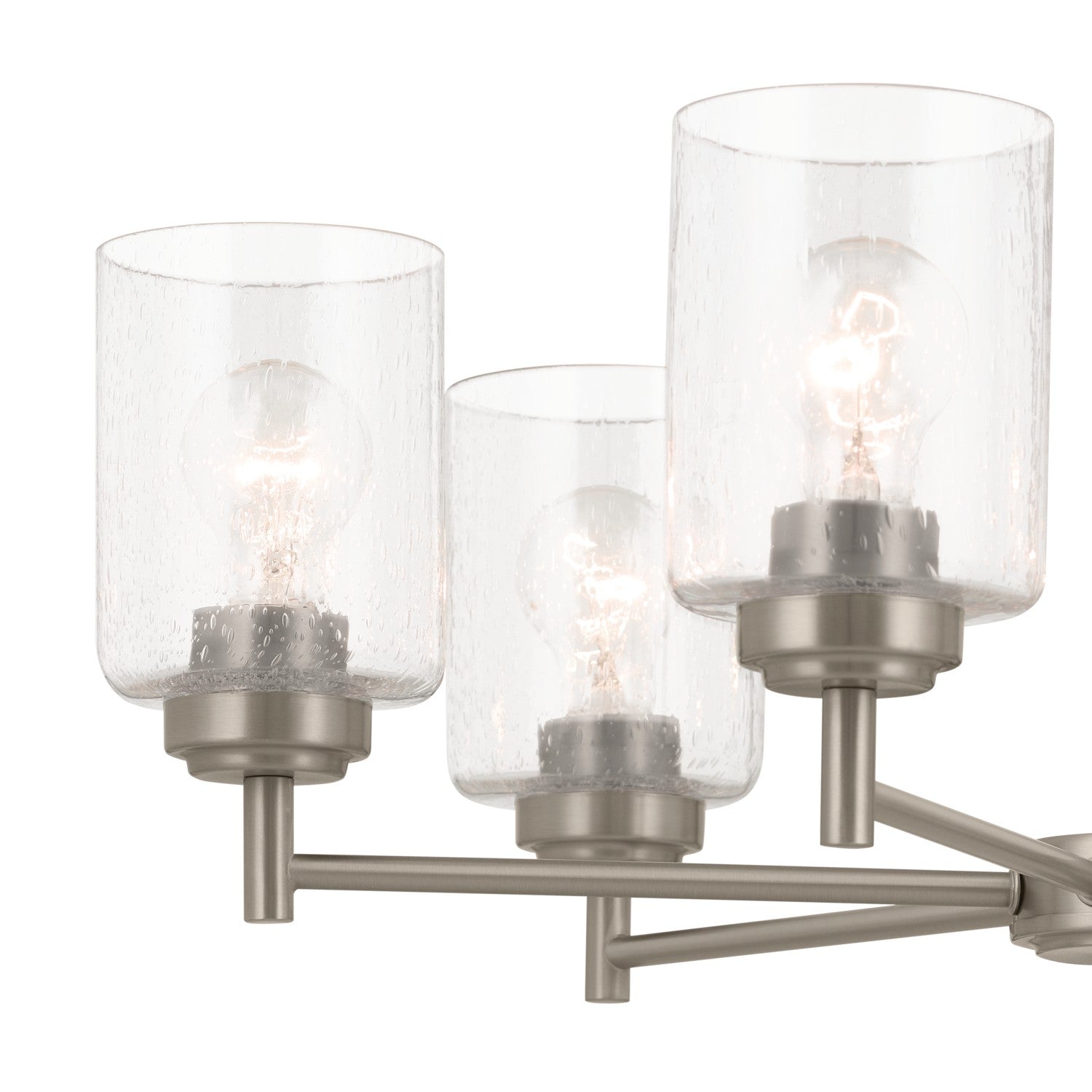 Kichler - 52616NI - Six Light Chandelier - Winslow - Brushed Nickel