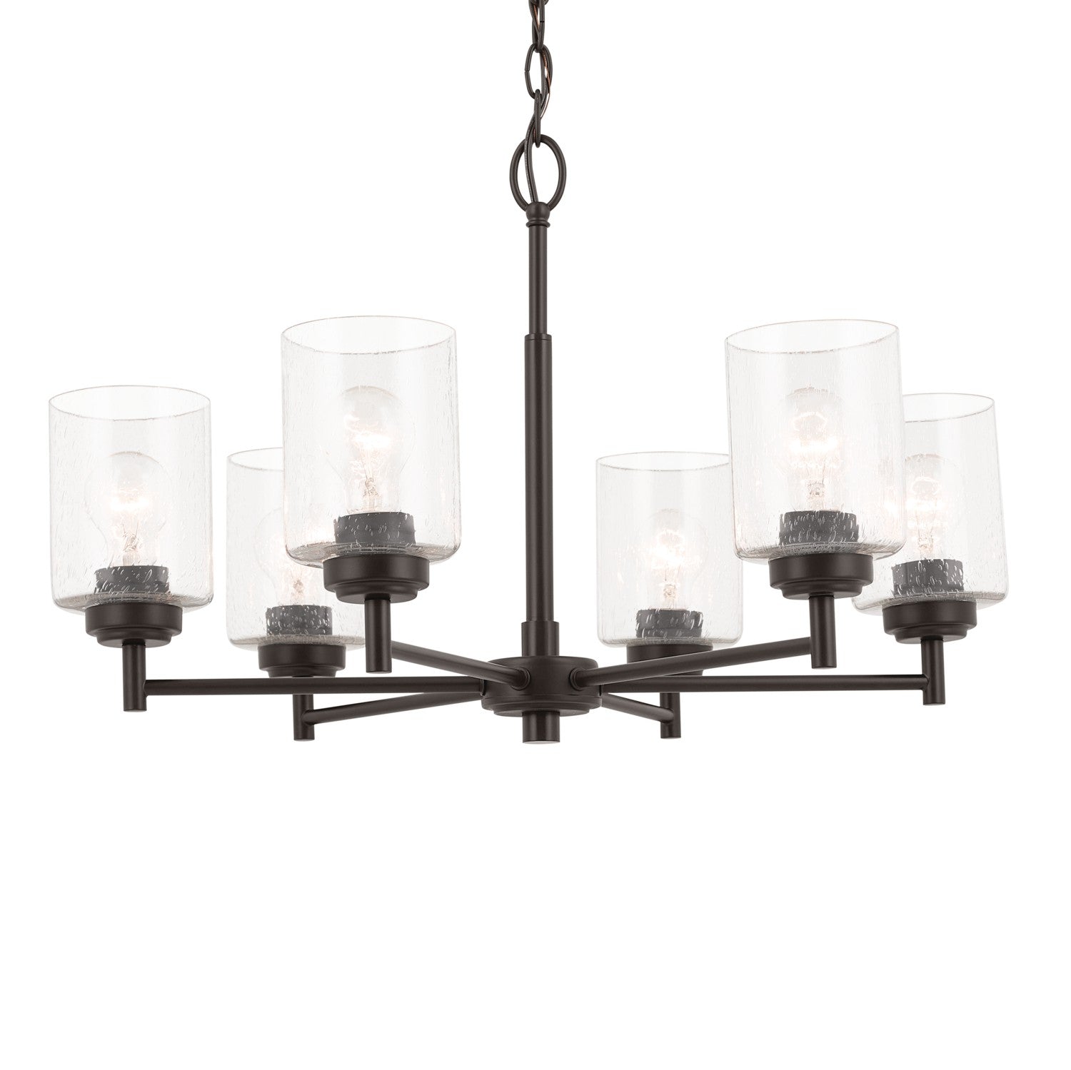 Kichler - 52616OZ - Six Light Chandelier - Winslow - Bronze