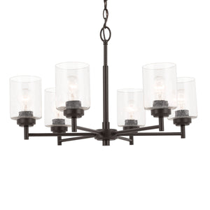 Kichler - 52616OZ - Six Light Chandelier - Winslow - Bronze