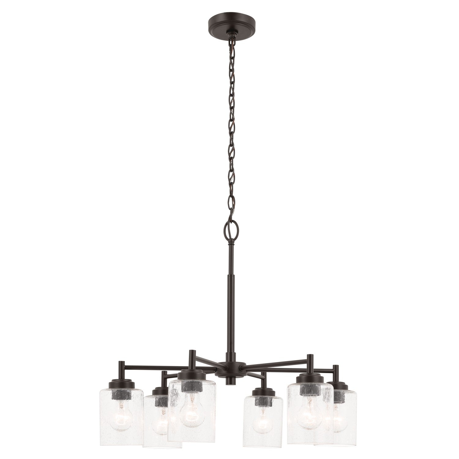 Kichler - 52616OZ - Six Light Chandelier - Winslow - Bronze