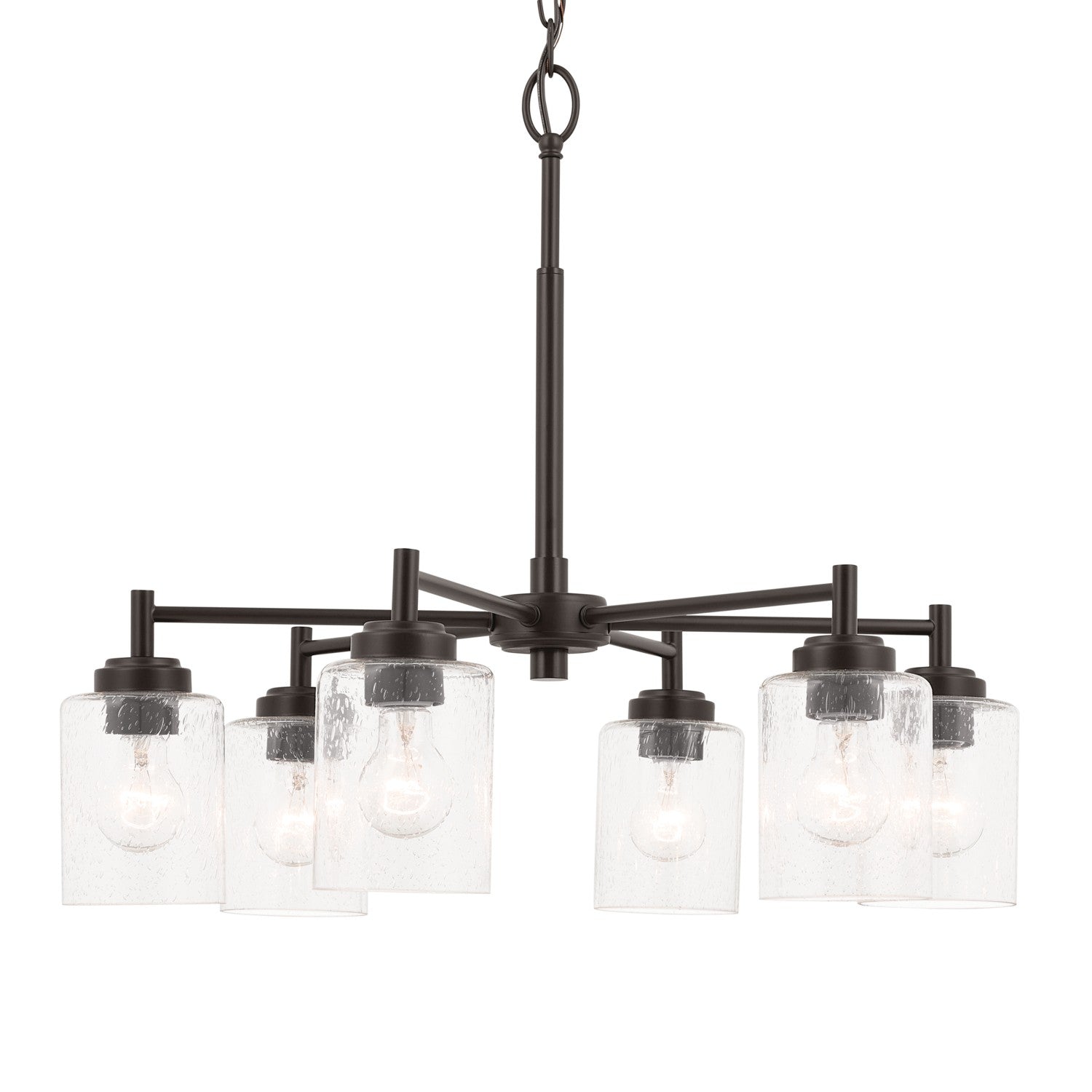 Kichler - 52616OZ - Six Light Chandelier - Winslow - Bronze