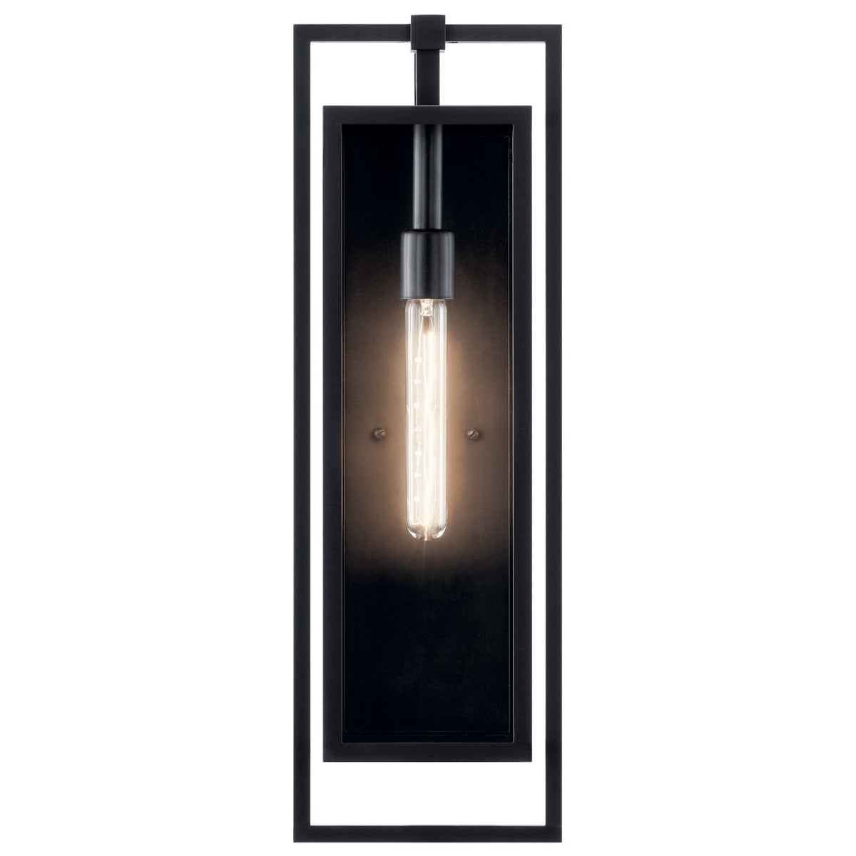 Kichler - 59089BK - One Light Outdoor Wall Mount - Goson - Black