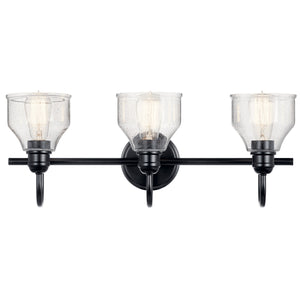 Kichler - 45973BK - Three Light Bath - Avery - Black