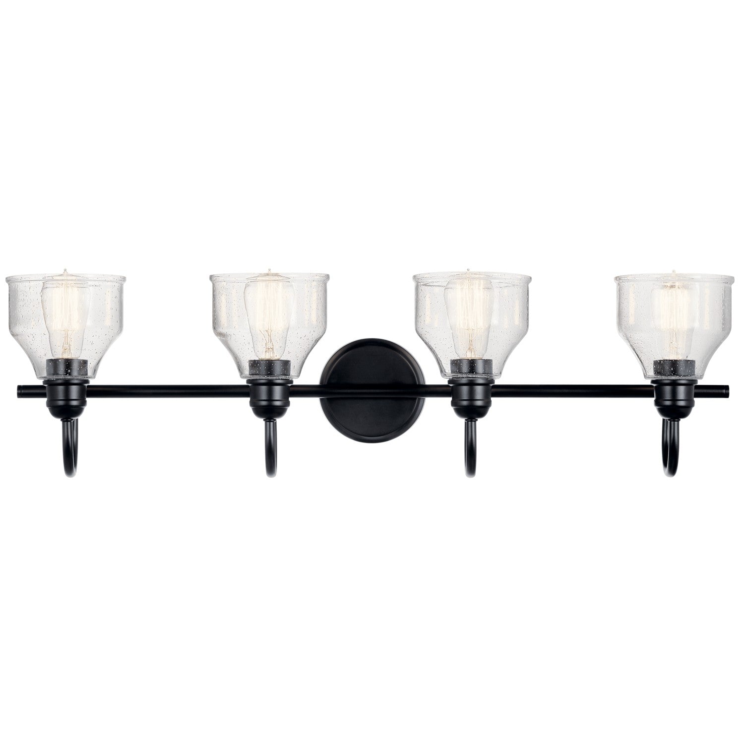 Kichler - 45974BK - Four Light Bath - Avery - Black