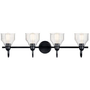 Kichler - 45974BK - Four Light Bath - Avery - Black