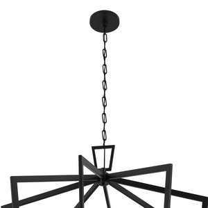 Kichler - 43499BK - 16 Light Foyer Pendant - Abbotswell - Black