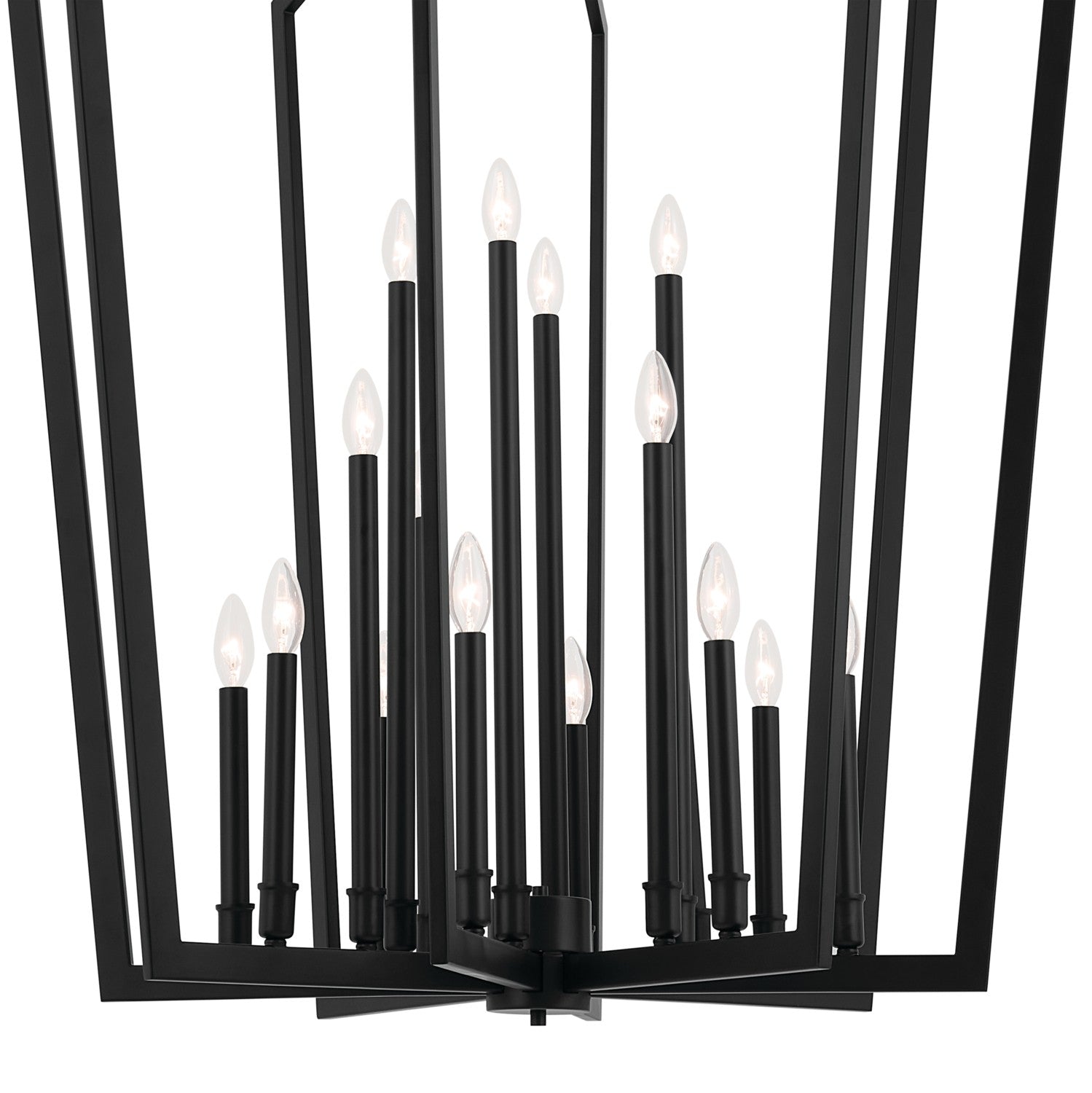 Kichler - 43499BK - 16 Light Foyer Pendant - Abbotswell - Black