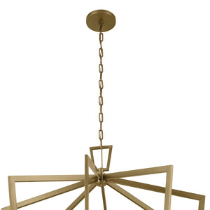 Kichler - 43499NBR - 16 Light Foyer Pendant - Abbotswell - Natural Brass