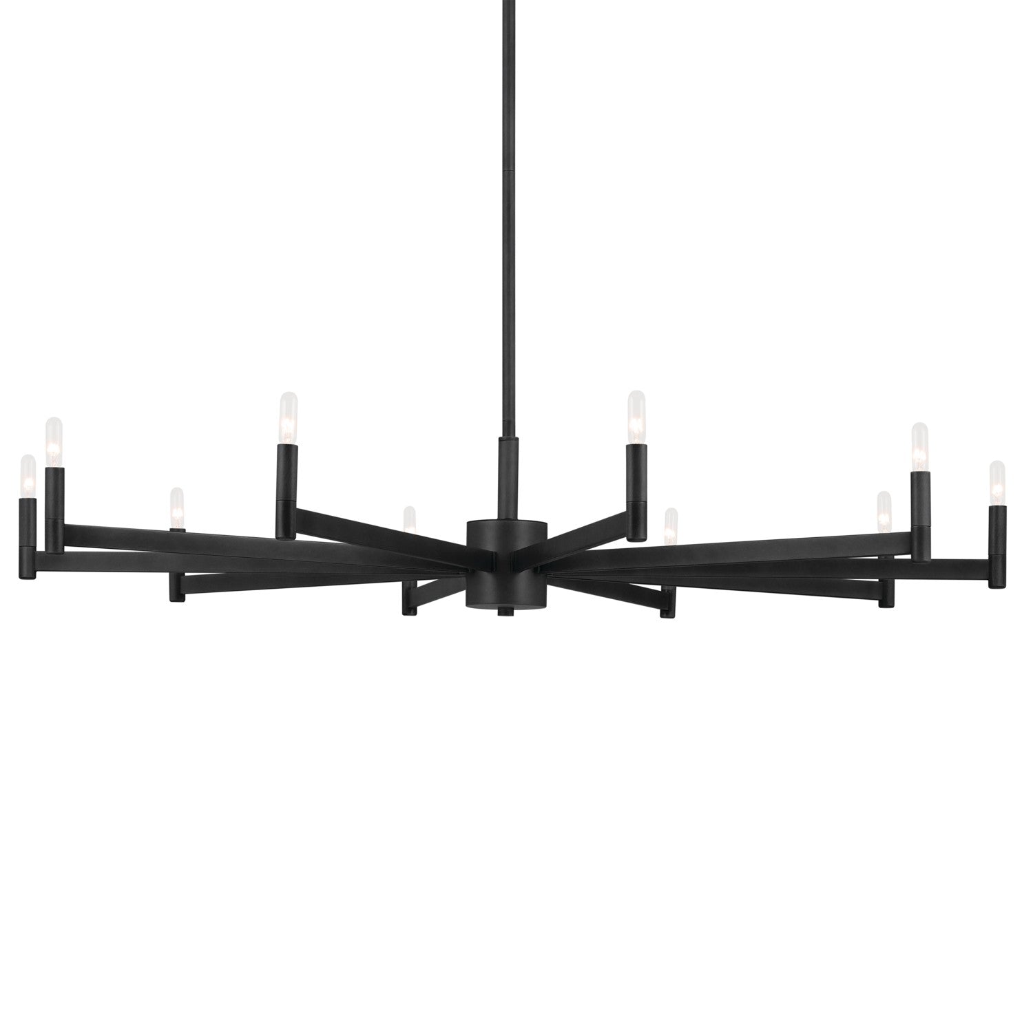 Kichler - 52613BK - Ten Light Chandelier - Erzo - Black