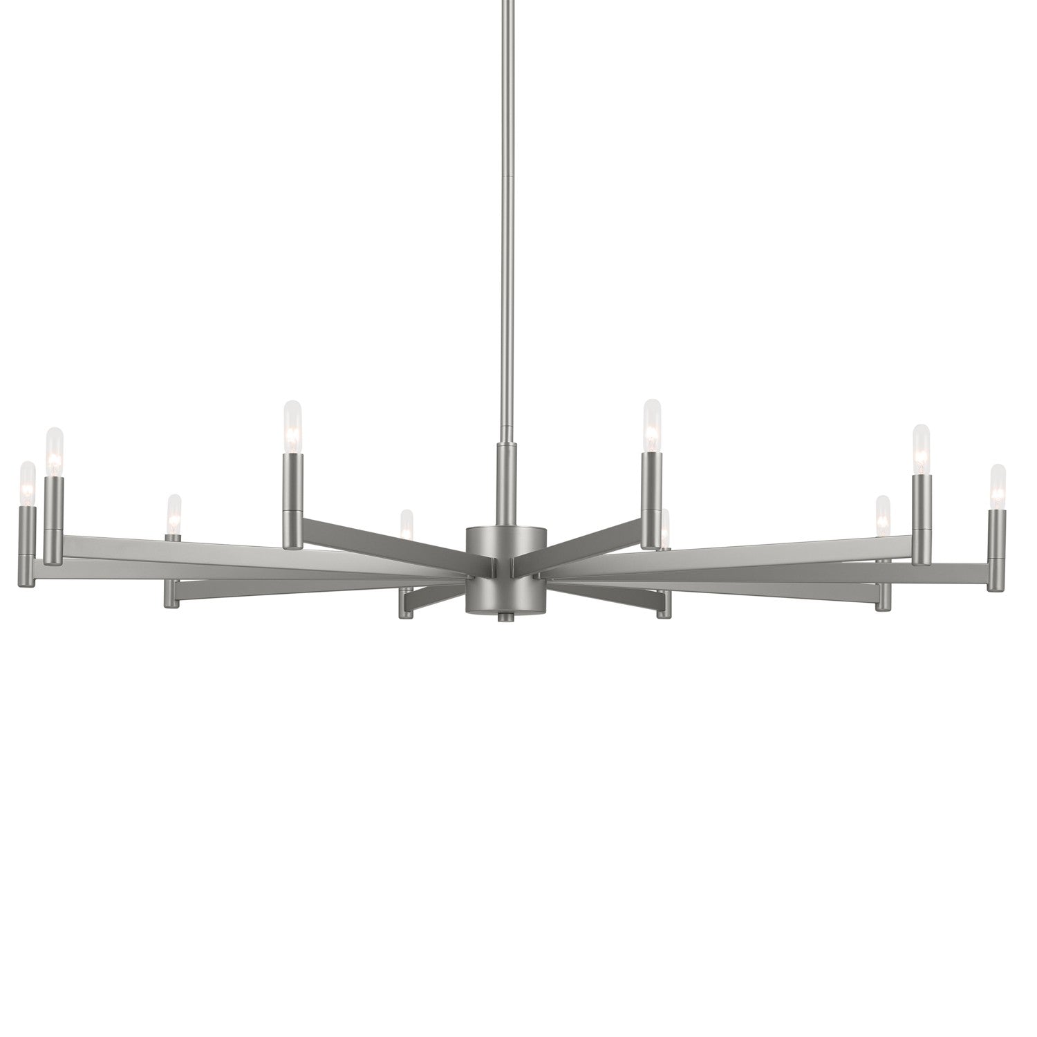 Kichler - 52613SN - Ten Light Chandelier - Erzo - Satin Nickel