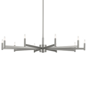 Kichler - 52613SN - Ten Light Chandelier - Erzo - Satin Nickel