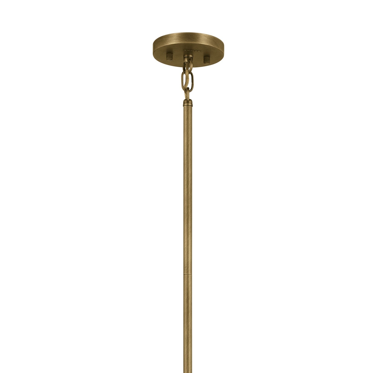 Kichler - 52613NBR - Ten Light Chandelier - Erzo - Natural Brass