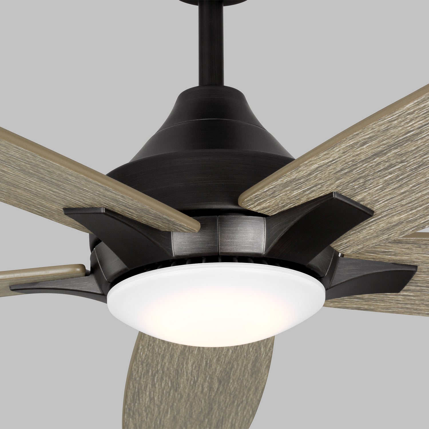 Generation Lighting. - 5LWDSM60AGPD - 60"Ceiling Fan - Lowden - Aged Pewter