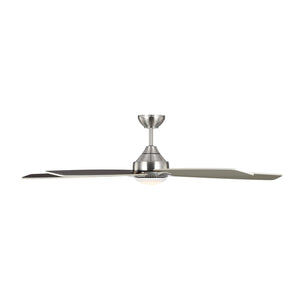 Generation Lighting. - 5LWDSM60BSD - 60"Ceiling Fan - Lowden - Brushed Steel