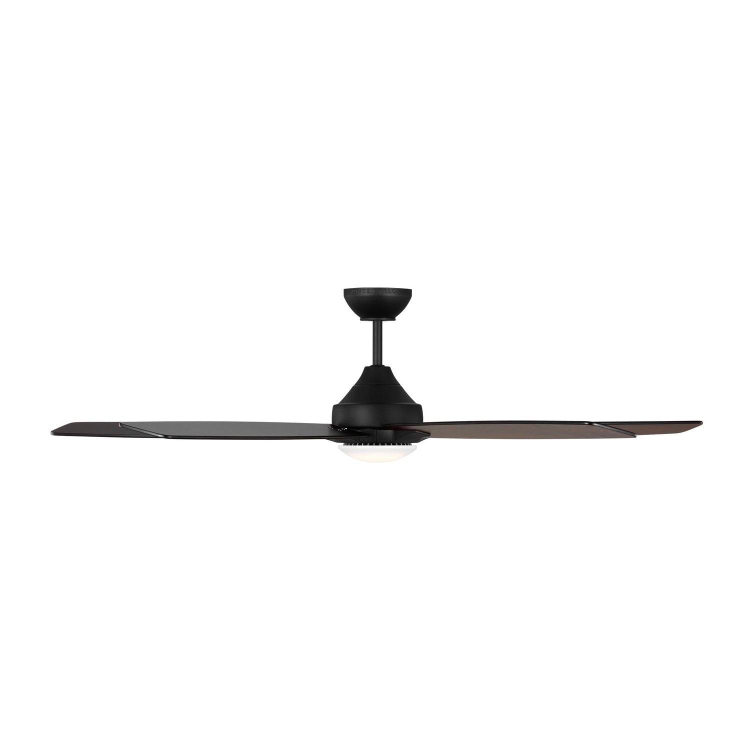 Generation Lighting. - 5LWDSM60MBKD - 60"Ceiling Fan - Lowden - Midnight Black