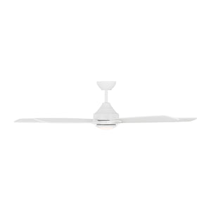 Generation Lighting. - 5LWDSM60RZWD - 60"Ceiling Fan - Lowden - Matte White