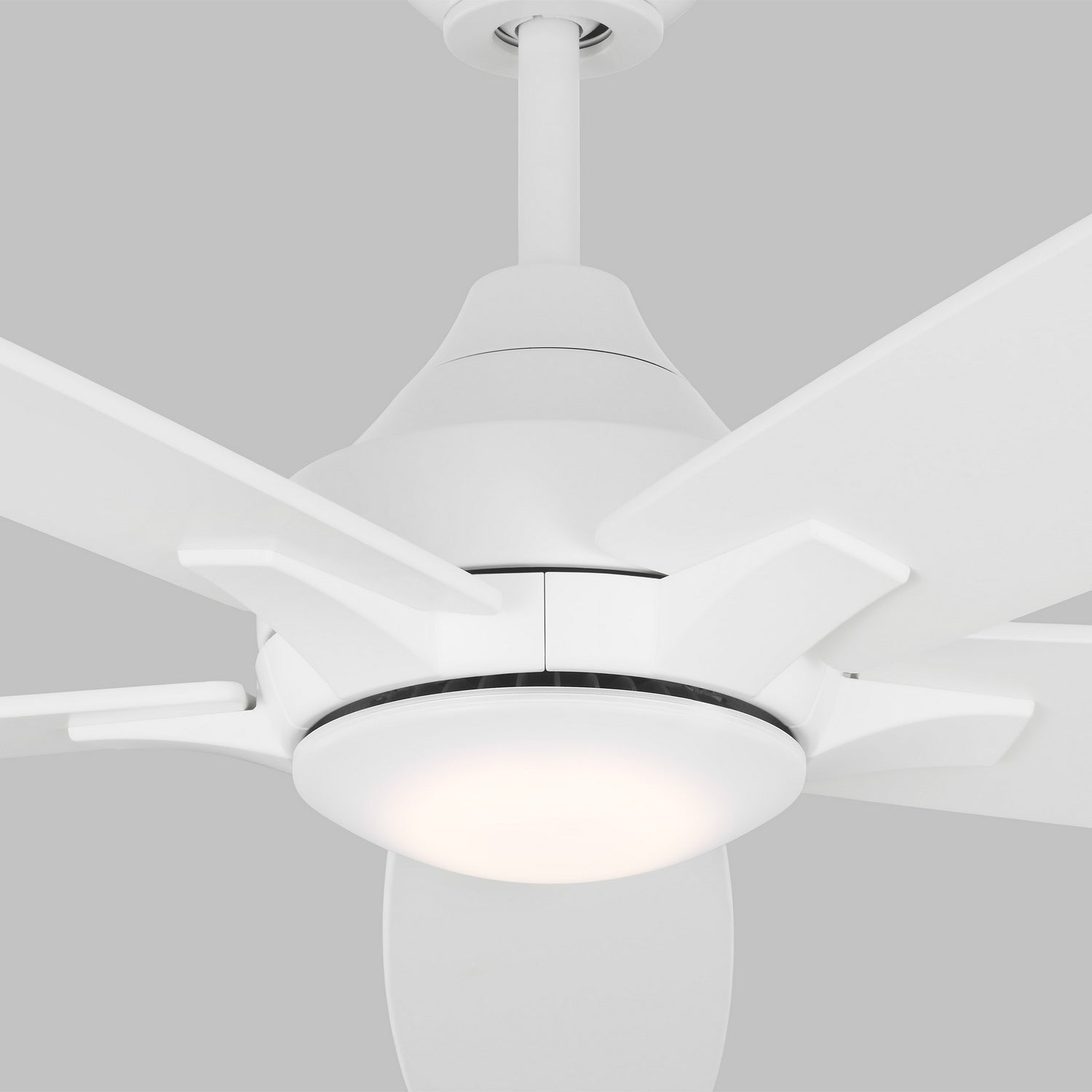 Generation Lighting. - 5LWDSM60RZWD - 60"Ceiling Fan - Lowden - Matte White