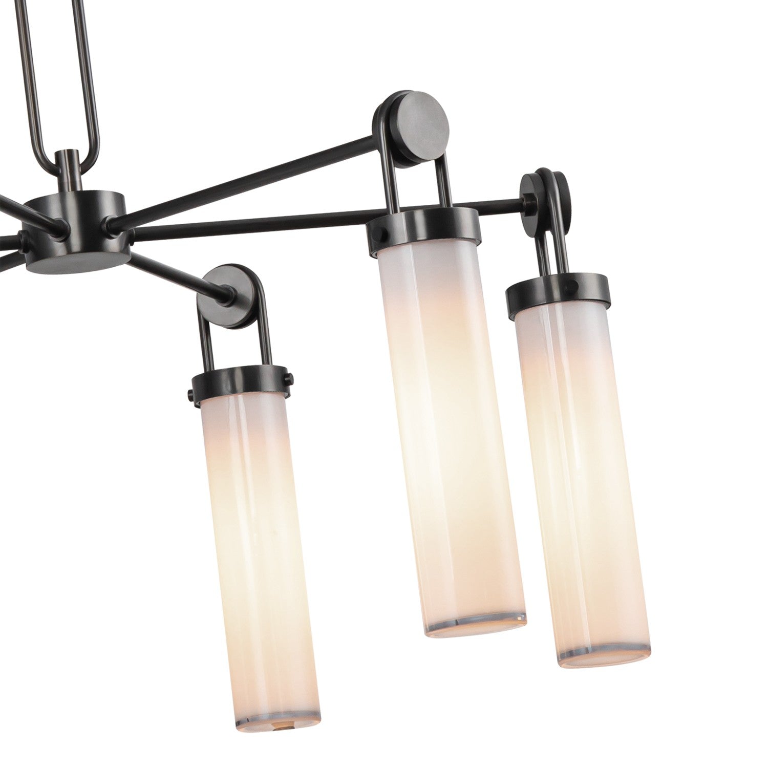 Alora - CH355632UBGO - Six Light Chandelier - Wynwood - Urban Bronze/Glossy Opal