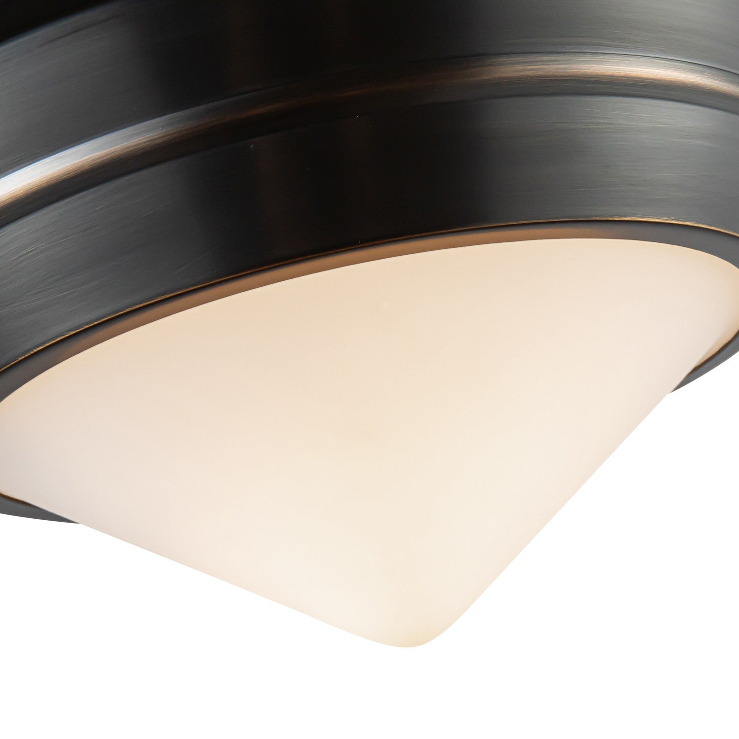 Alora - FM348010UBOP - One Light Flush Mount - Willard - Urban Bronze/Opal Matte Glass