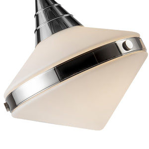 Alora - LP348241PNOP - Two Light Linear Pendant - Willard - Polished Nickel/Opal Matte Glass