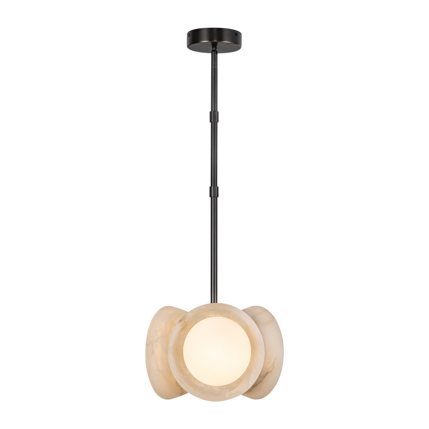 Alora - PD320313UBAR - LED Pendant - Alonso - Urban Bronze/Alabaster