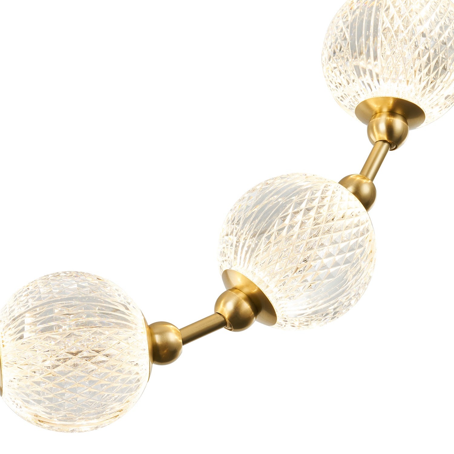 Alora - PD321708NB - LED Pendant - Marni - Natural Brass