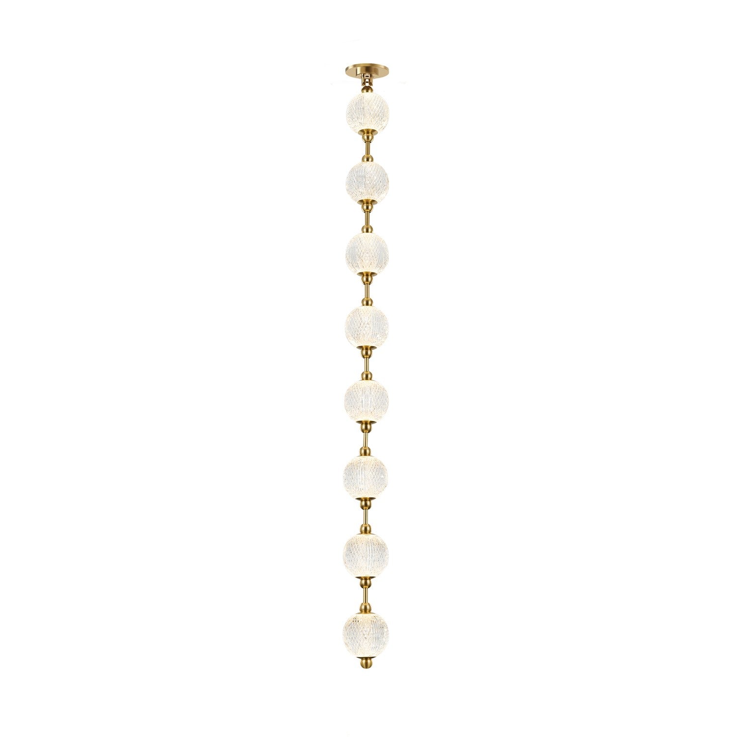 Alora - PD321708NB-RT - LED Pendant - Marni - Natural Brass