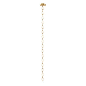 Alora - PD321716NB - LED Pendant - Marni - Natural Brass