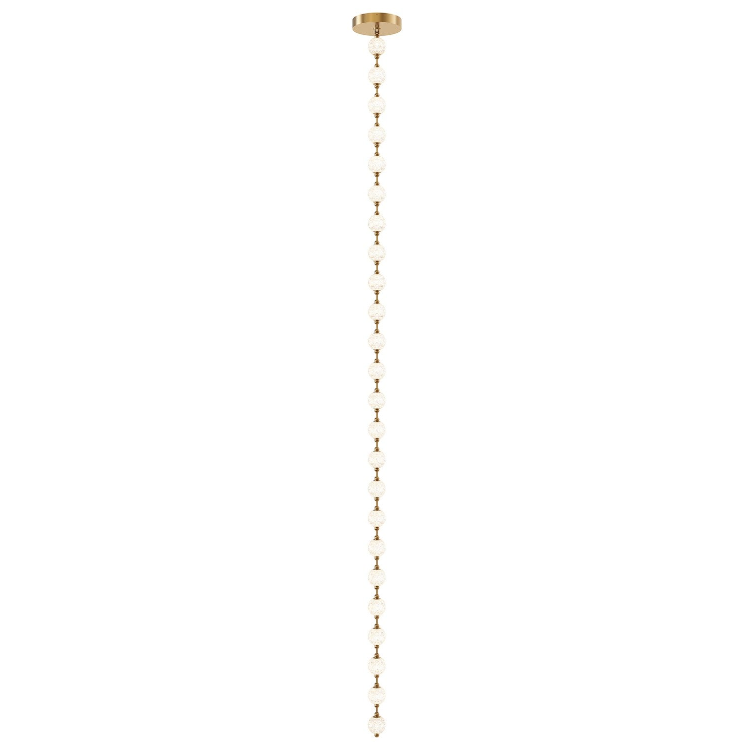 Alora - PD321724NB - LED Pendant - Marni - Natural Brass