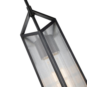 Alora - PD332119UBCR - One Light Pendant - Cairo - Ribbed Glass/Urban Bronze