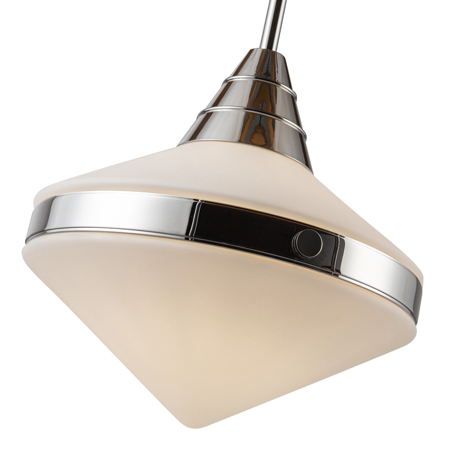 Alora - PD348114PNOP - One Light Pendant - Willard - Polished Nickel/Opal Matte Glass