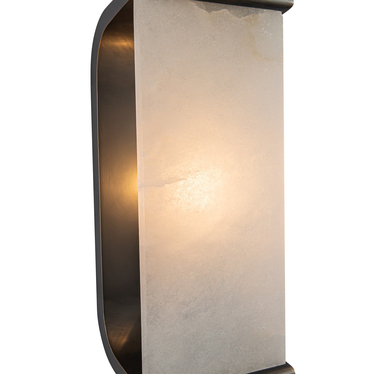 Alora - WV327010UBAR - One Light Wall Sconce - Abbott - Urban Bronze/Alabaster