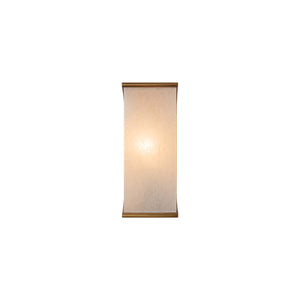 Alora - WV327010VBAR - One Light Wall Sconce - Abbott - Vintage Brass/Alabaster